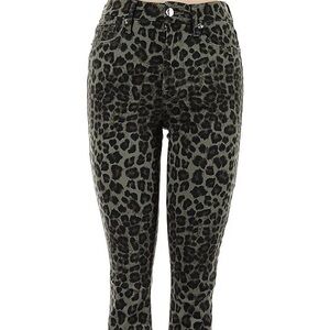 (NEW)Good American Skinny Jeans Black and Tan